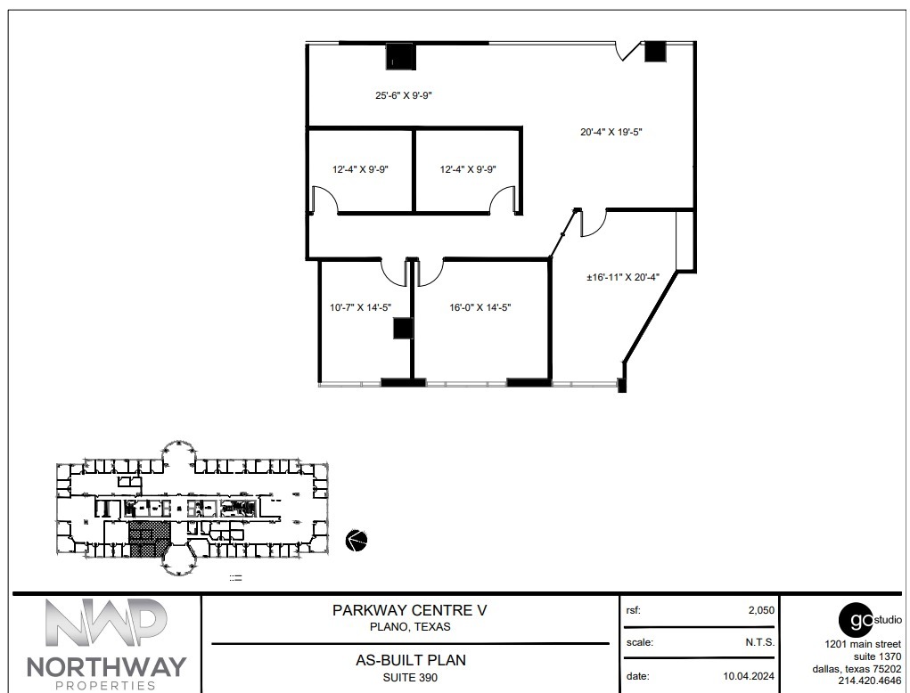 2500 N Dallas Pky, Plano, TX en alquiler Plano de la planta- Imagen 1 de 1