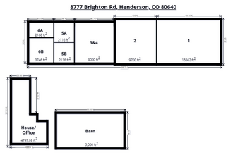 8777 Brighton Rd, Henderson, CO en alquiler Plano de la planta- Imagen 2 de 2