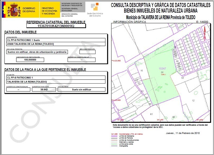 Calle Patrocinio, 1, Talavera de la Reina, Toledo en venta - Otros - Imagen 3 de 3