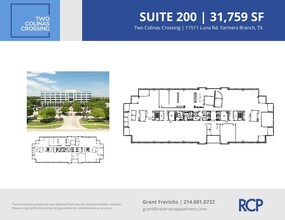 11511 Luna Rd, Dallas, TX en alquiler Plano de la planta- Imagen 1 de 17