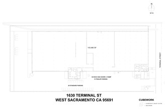 1630 Terminal St, West Sacramento, CA en alquiler Plano del sitio- Imagen 1 de 3