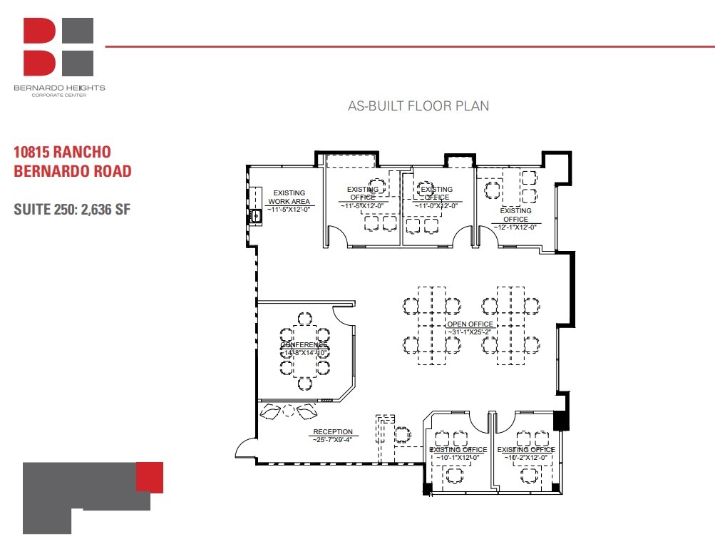 10815 Rancho Bernardo Rd, San Diego, CA en alquiler Plano de la planta- Imagen 1 de 1