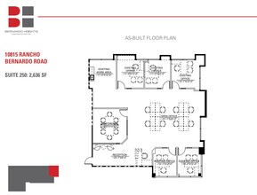 10815 Rancho Bernardo Rd, San Diego, CA en alquiler Plano de la planta- Imagen 1 de 1