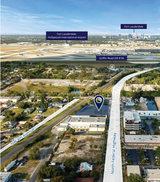 321 N Federal Hwy, Dania, FL en venta - Vista aérea - Imagen 2 de 5