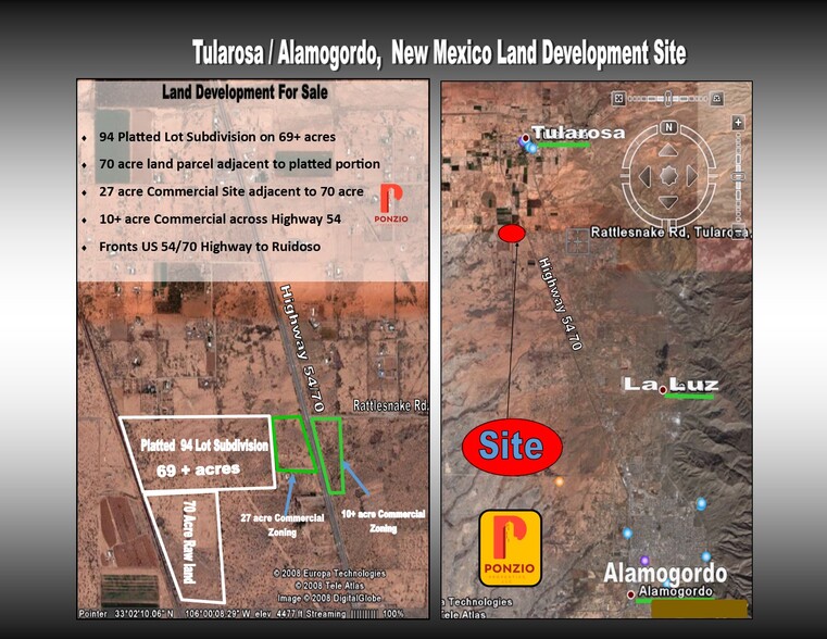 Rattlesnake Rd, Tularosa, NM en venta - Foto del edificio - Imagen 1 de 1