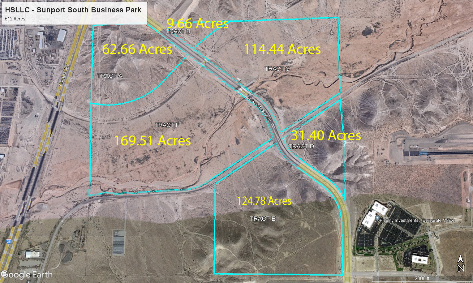 5500 University Blvd SE, Albuquerque, NM en venta Vista aérea- Imagen 1 de 4