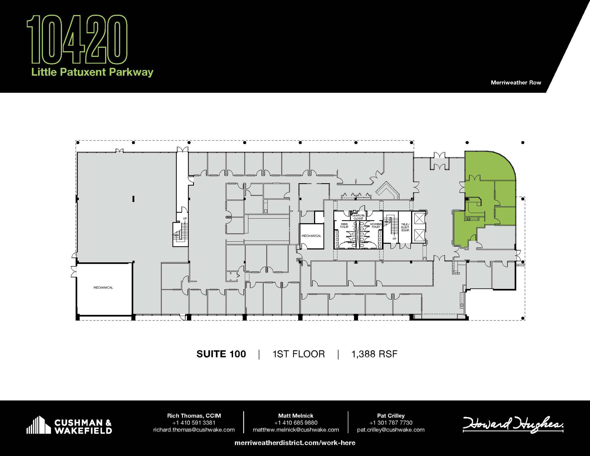 10480 Little Patuxent Pky, Columbia, MD en alquiler Plano de la planta- Imagen 1 de 1