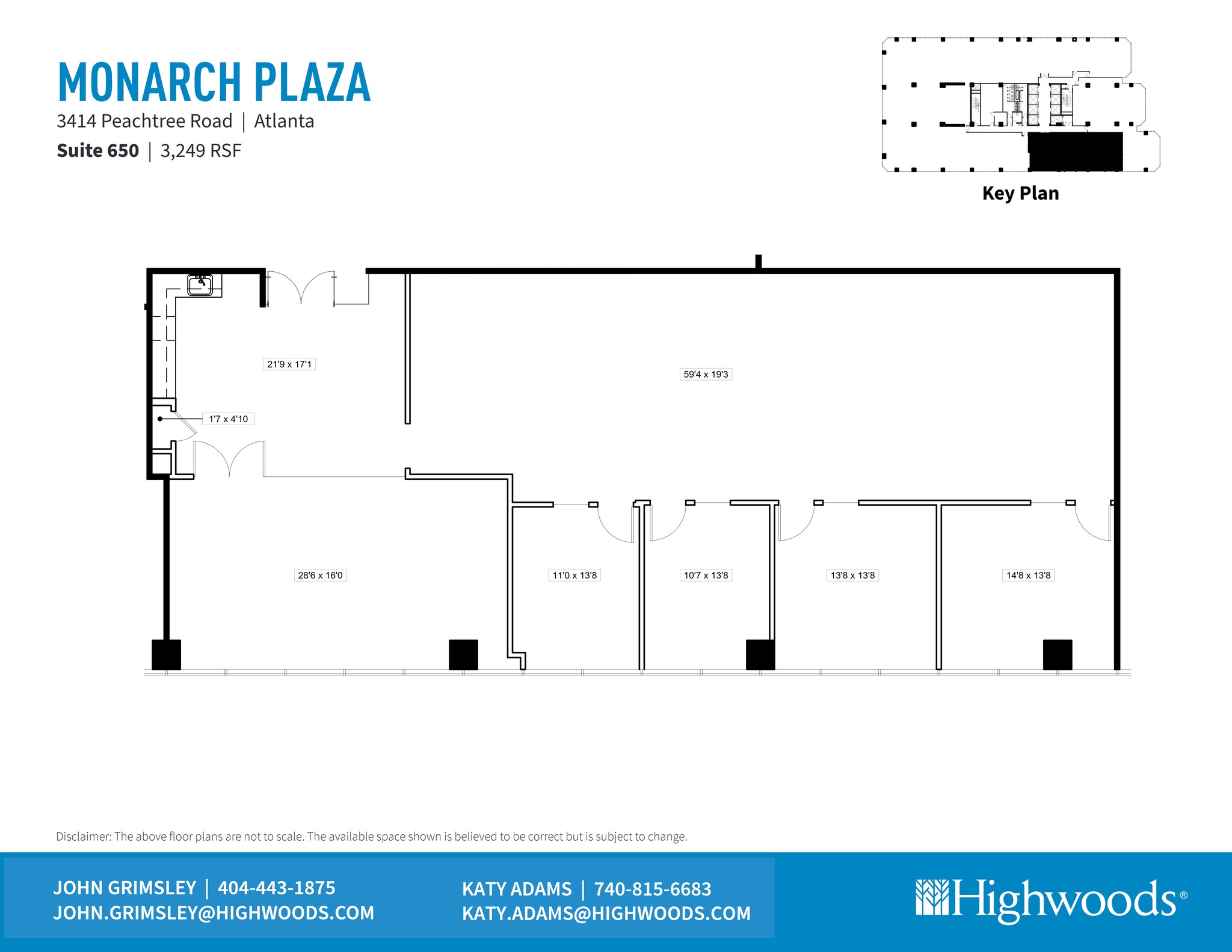 3414 Peachtree Rd NE, Atlanta, GA en alquiler Plano del sitio- Imagen 1 de 7