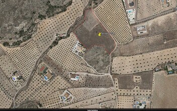 Sax, ALI - Aérea  vista de mapa