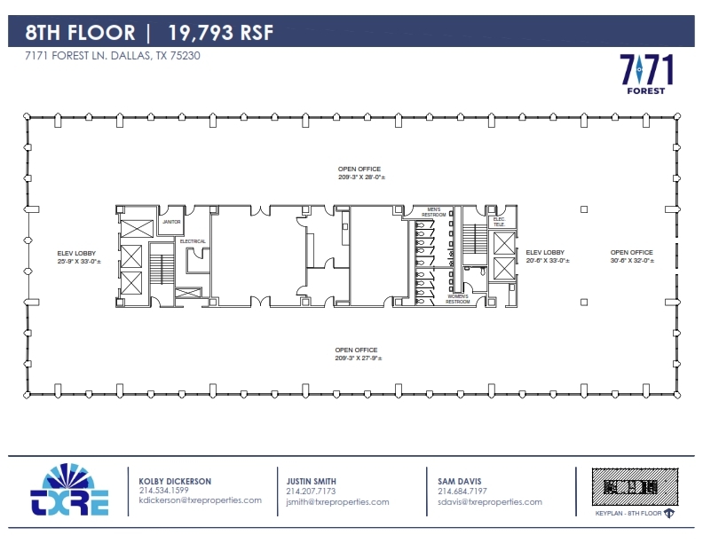 7171 Forest Ln, Dallas, TX en alquiler Plano de la planta- Imagen 1 de 1