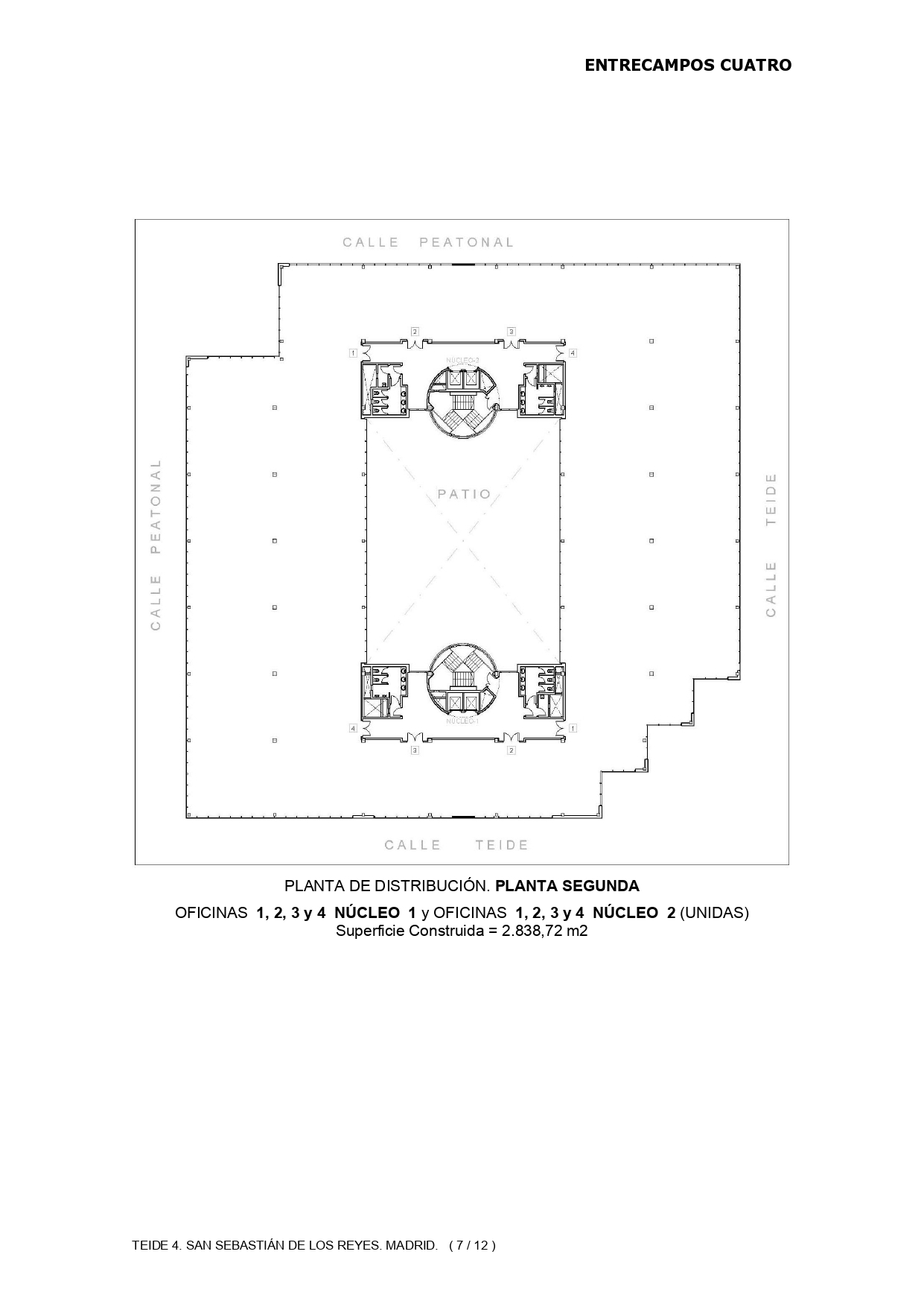 Calle Teide, 4, San Sebastián De Los Reyes, Madrid en alquiler Plano de la planta- Imagen 1 de 1