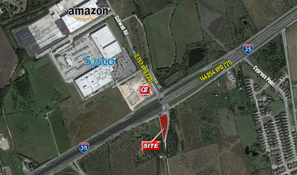 SWC of I-35 & Schwab Rd, New Braunfels, TX en venta - Foto del edificio - Imagen 2 de 5