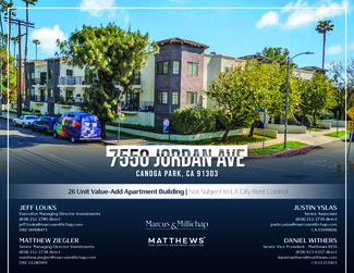 Más detalles para 7550 Jordan Ave, Canoga Park, CA - Edificios residenciales en venta