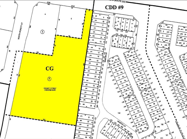 50 S Pickett St, Alexandria, VA en alquiler - Plano de solar - Imagen 2 de 3