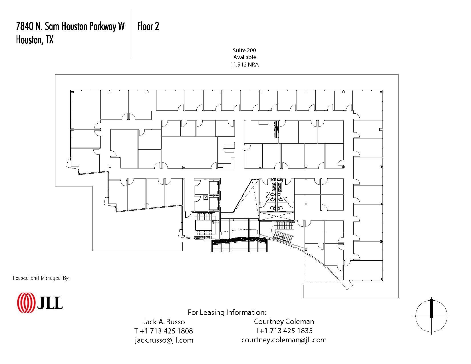 7840 N Sam Houston Pky W, Houston, TX en venta Plano de la planta- Imagen 1 de 1