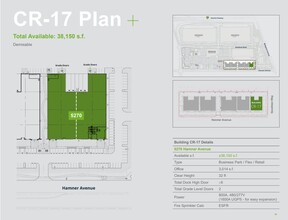 5200-5210 Hamner, Eastvale, CA en alquiler Plano de la planta- Imagen 1 de 1