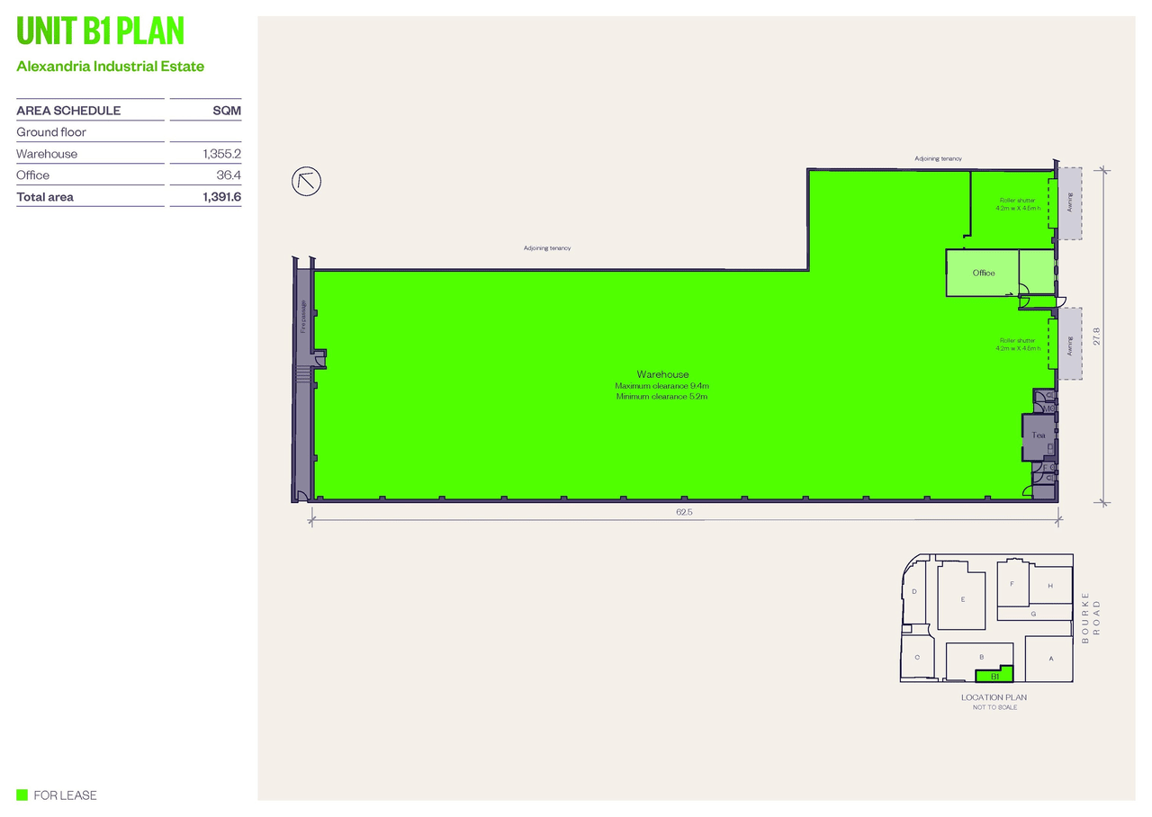 53-75 Huntley St, Alexandria en alquiler Plano de la planta- Imagen 1 de 1