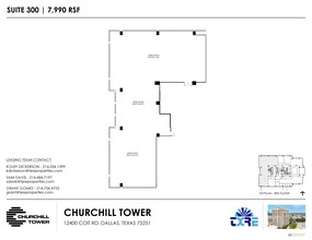 12400 Coit Rd, Dallas, TX en alquiler Plano de la planta- Imagen 2 de 2