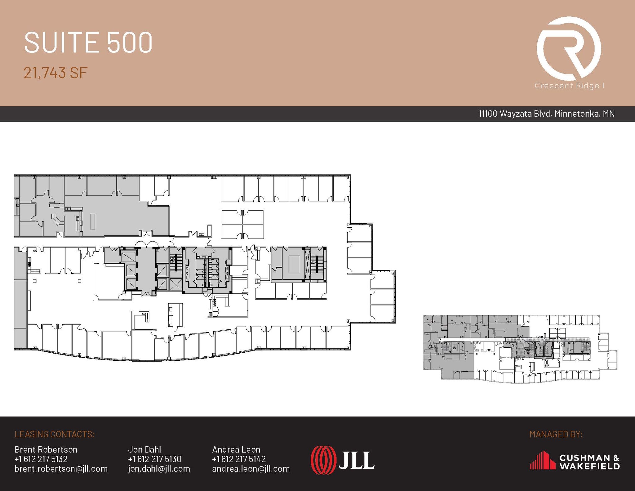 11100 Wayzata Blvd, Minnetonka, MN en alquiler Plano de la planta- Imagen 1 de 1