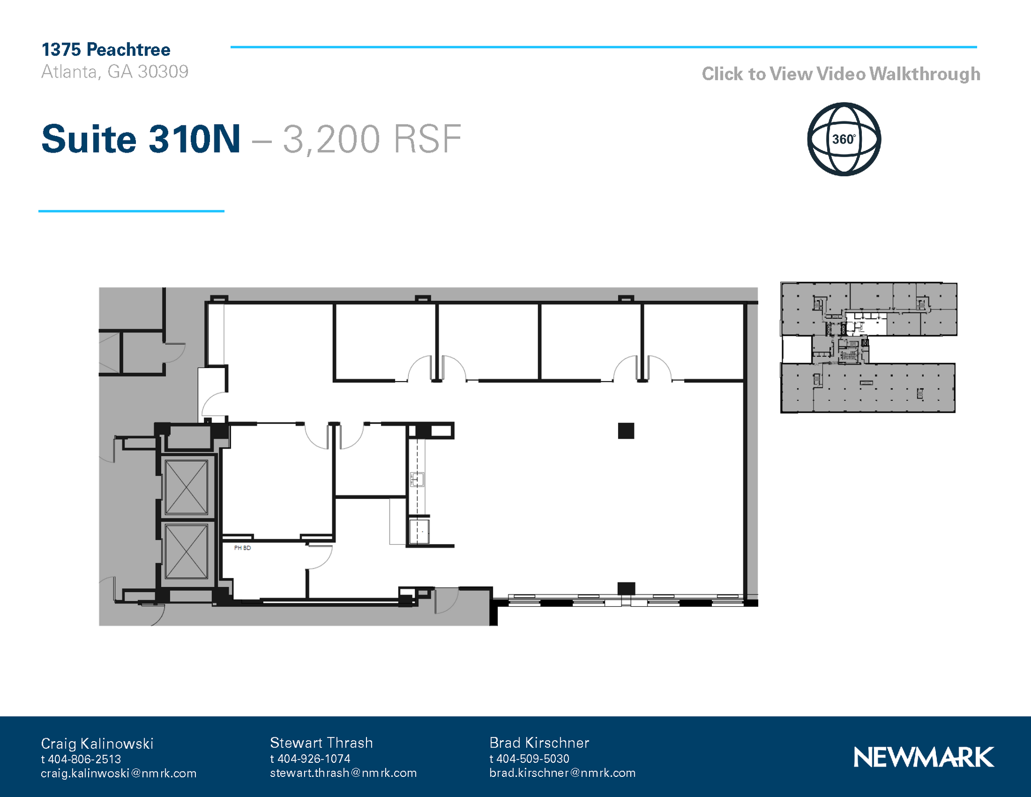 1375 Peachtree St NE, Atlanta, GA en alquiler Plano de la planta- Imagen 1 de 1