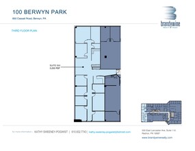 100 Berwyn Park, Berwyn, PA en alquiler Plano del sitio- Imagen 1 de 12