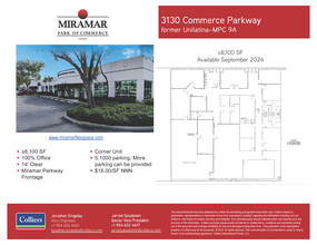 3100-3130 Commerce Pky, Miramar, FL en alquiler Plano de la planta- Imagen 2 de 2