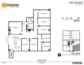 14801 Quorum Dr, Addison, TX en alquiler Plano de la planta- Imagen 1 de 1