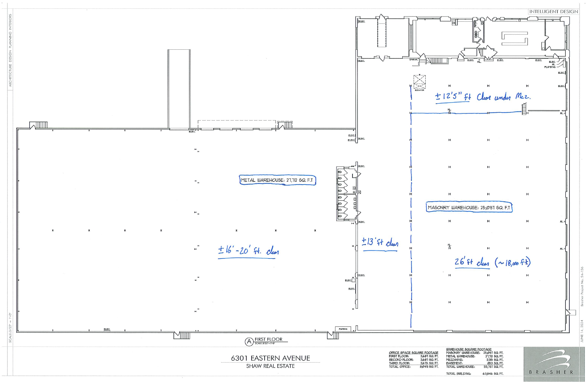 6301 Eastern Ave, Baltimore, MD en alquiler Plano de la planta- Imagen 1 de 3