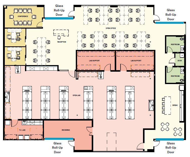 5825 Oberlin Dr, San Diego, CA en alquiler Plano de la planta- Imagen 1 de 1