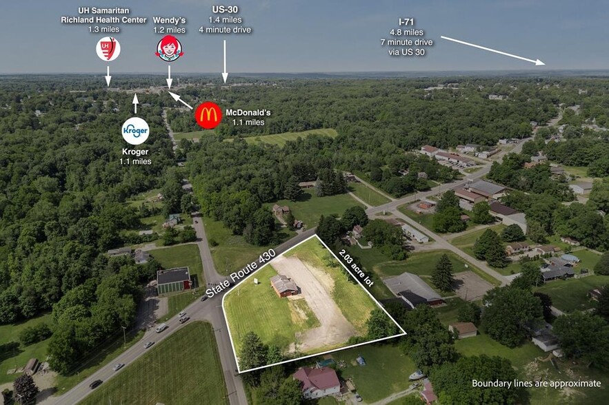 1188 Park E ave, Mansfield, OH en venta - Vista aérea - Imagen 1 de 6