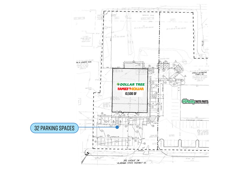 9747 Hwy 18, Vernon, AL en venta - Plano del sitio - Imagen 3 de 4