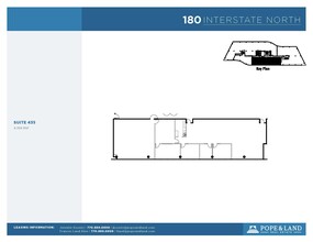 180 Interstate N Pky SE, Atlanta, GA en alquiler Plano de la planta- Imagen 1 de 2