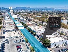 170 S La Brea Ave, Los Angeles, CA - VISTA AÉREA  vista de mapa