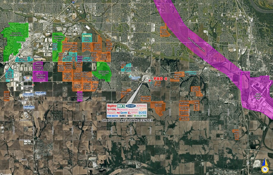 Hwy 370, Papillion, NE en venta - Vista aérea - Imagen 2 de 4