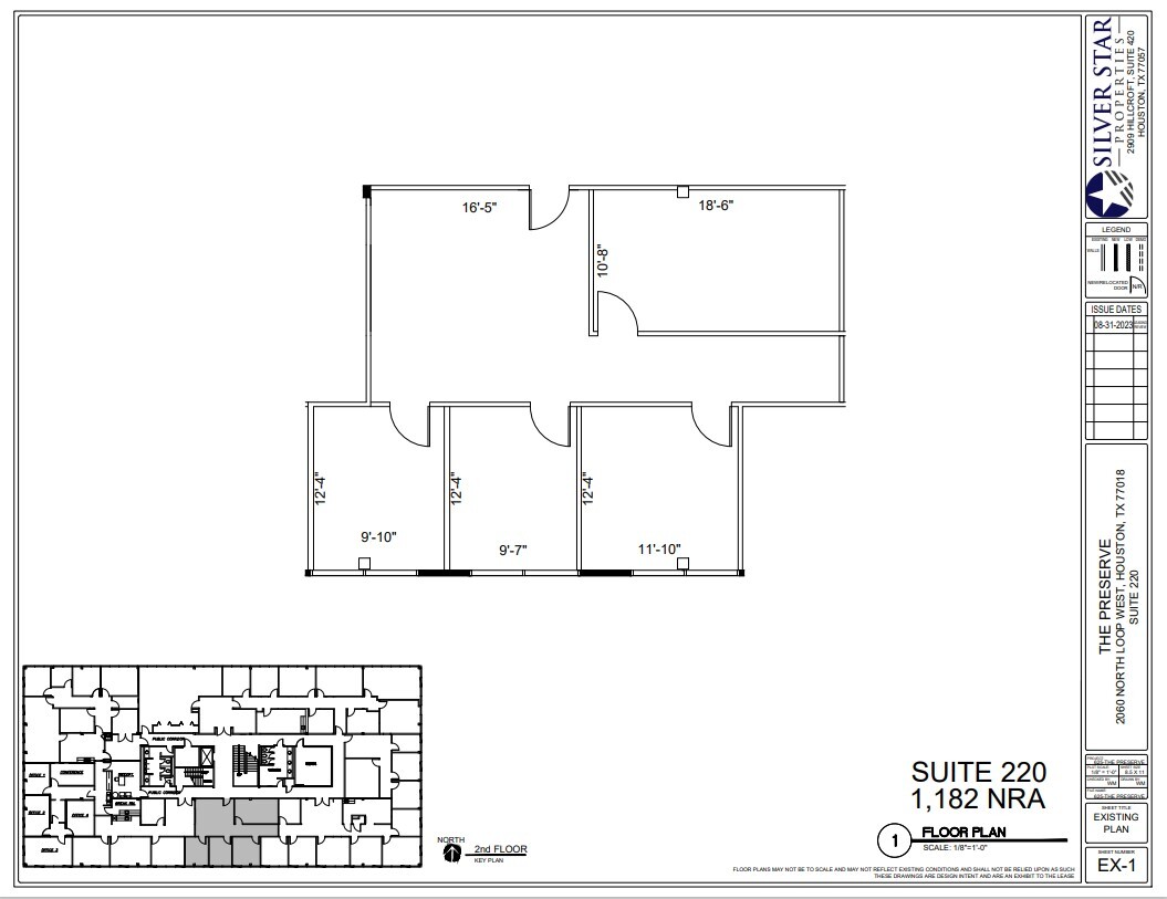 2000 N Loop Fwy W, Houston, TX en alquiler Plano de la planta- Imagen 1 de 1