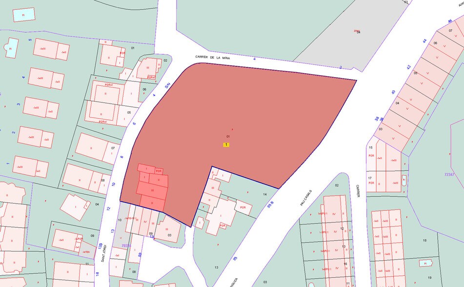 Terreno en Sant Andreu de Llavaneres, Barcelona en venta - Plano de solar - Imagen 2 de 2