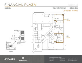 7730 E Belleview Ave, Greenwood Village, CO en alquiler Plano de la planta- Imagen 2 de 2