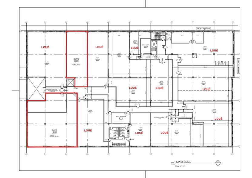 9090 Av Du Parc, Montréal, QC en alquiler - Plano del sitio - Imagen 2 de 12