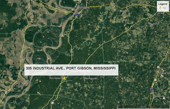 305 Industrial Ave, Port Gibson, MS - VISTA AÉREA  vista de mapa