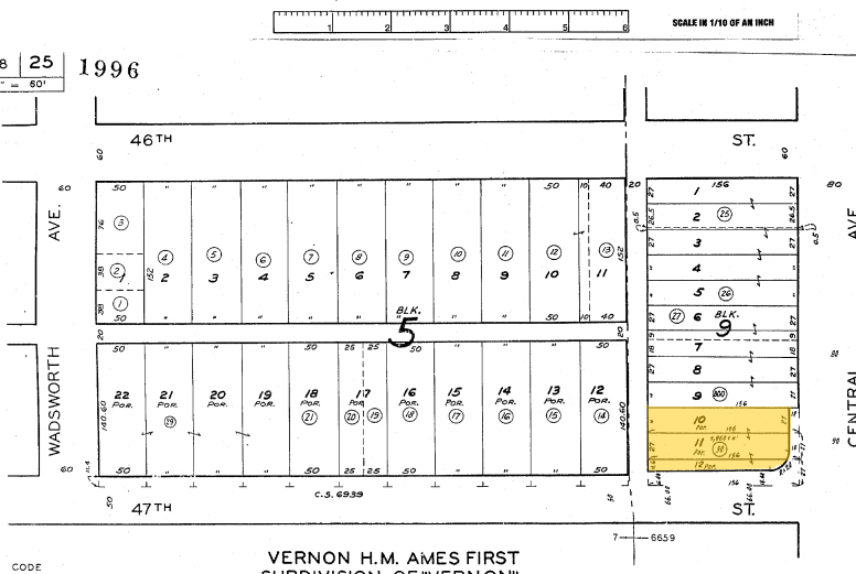 4625 S Central Ave, Los Angeles, CA en alquiler - Plano de solar - Imagen 2 de 20