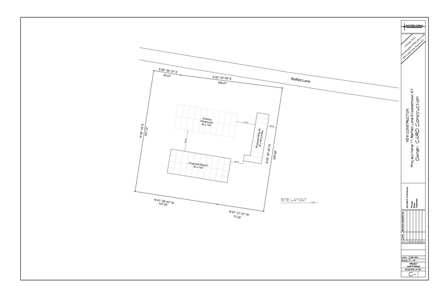 77 Reffitt Dr, Elizabethtown, KY en venta - Plano del sitio - Imagen 2 de 3