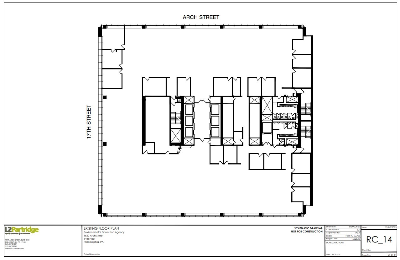 1650 Arch St, Philadelphia, PA en alquiler Plano de la planta- Imagen 1 de 1