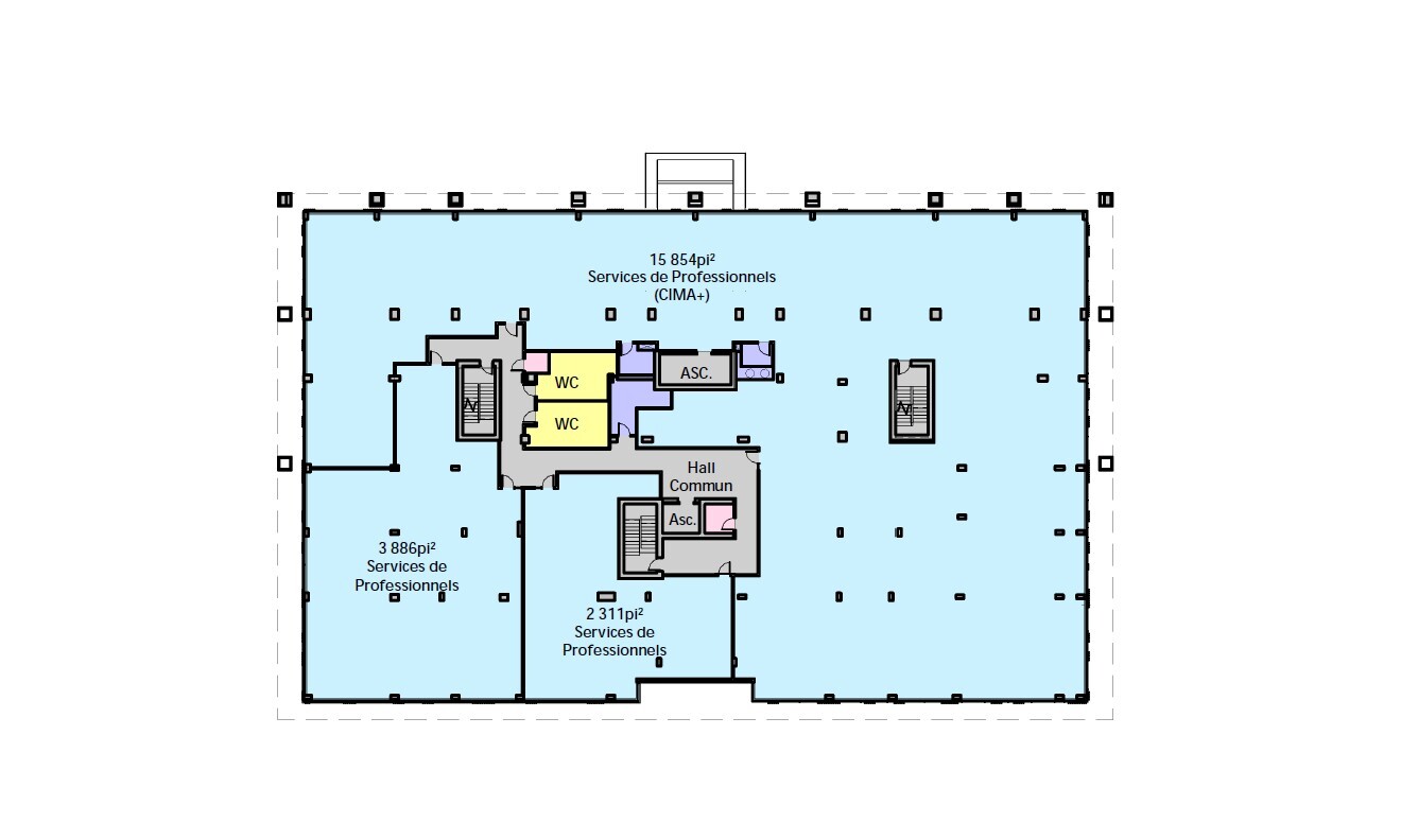 700 Blvd Du Carrefour, Gatineau, QC en alquiler Plano de la planta- Imagen 1 de 1