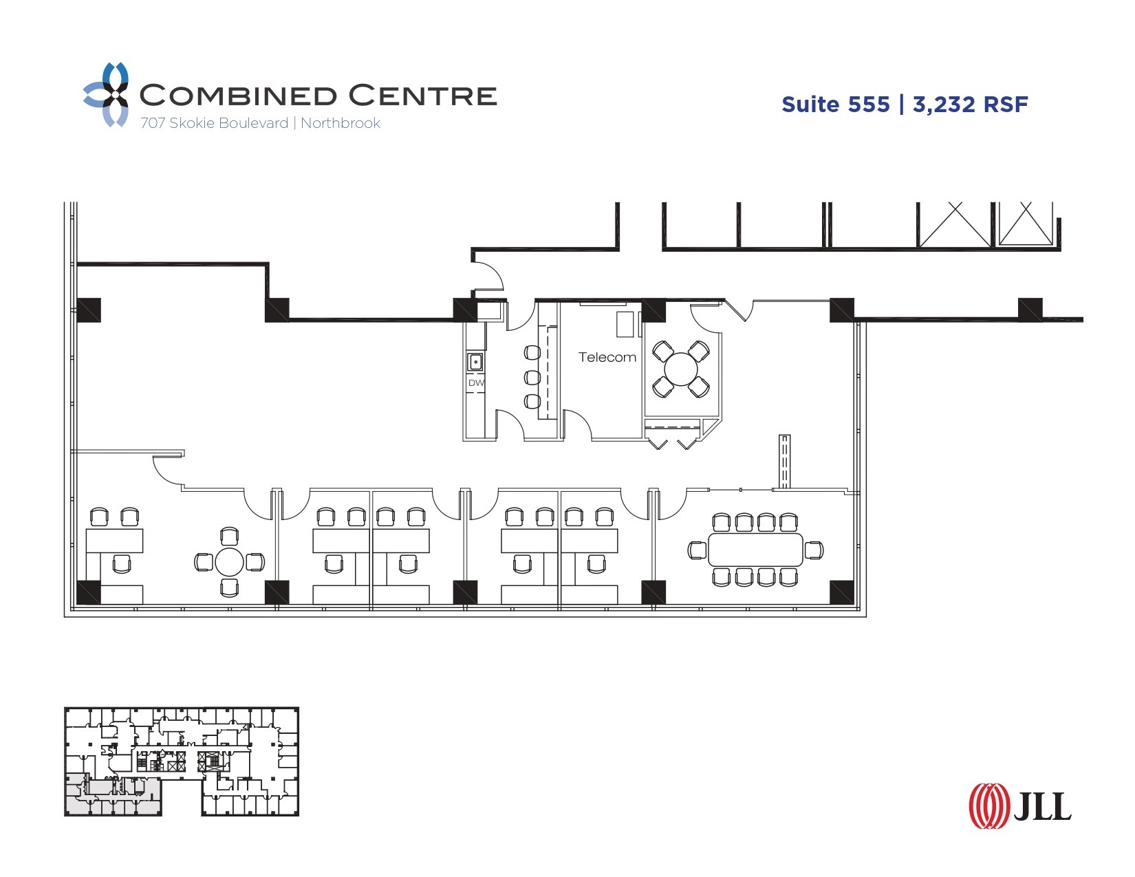 707 Skokie Blvd, Northbrook, IL en alquiler Plano de la planta- Imagen 1 de 1