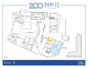 200 Public Sq, Cleveland, OH en alquiler Plano de la planta- Imagen 1 de 1