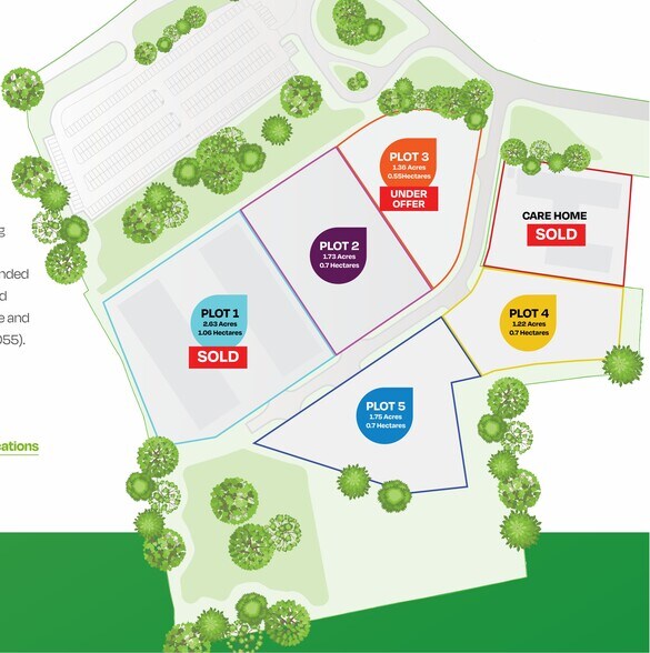 Comeytrowe Business Park, Taunton en venta - Plano del sitio - Imagen 3 de 3