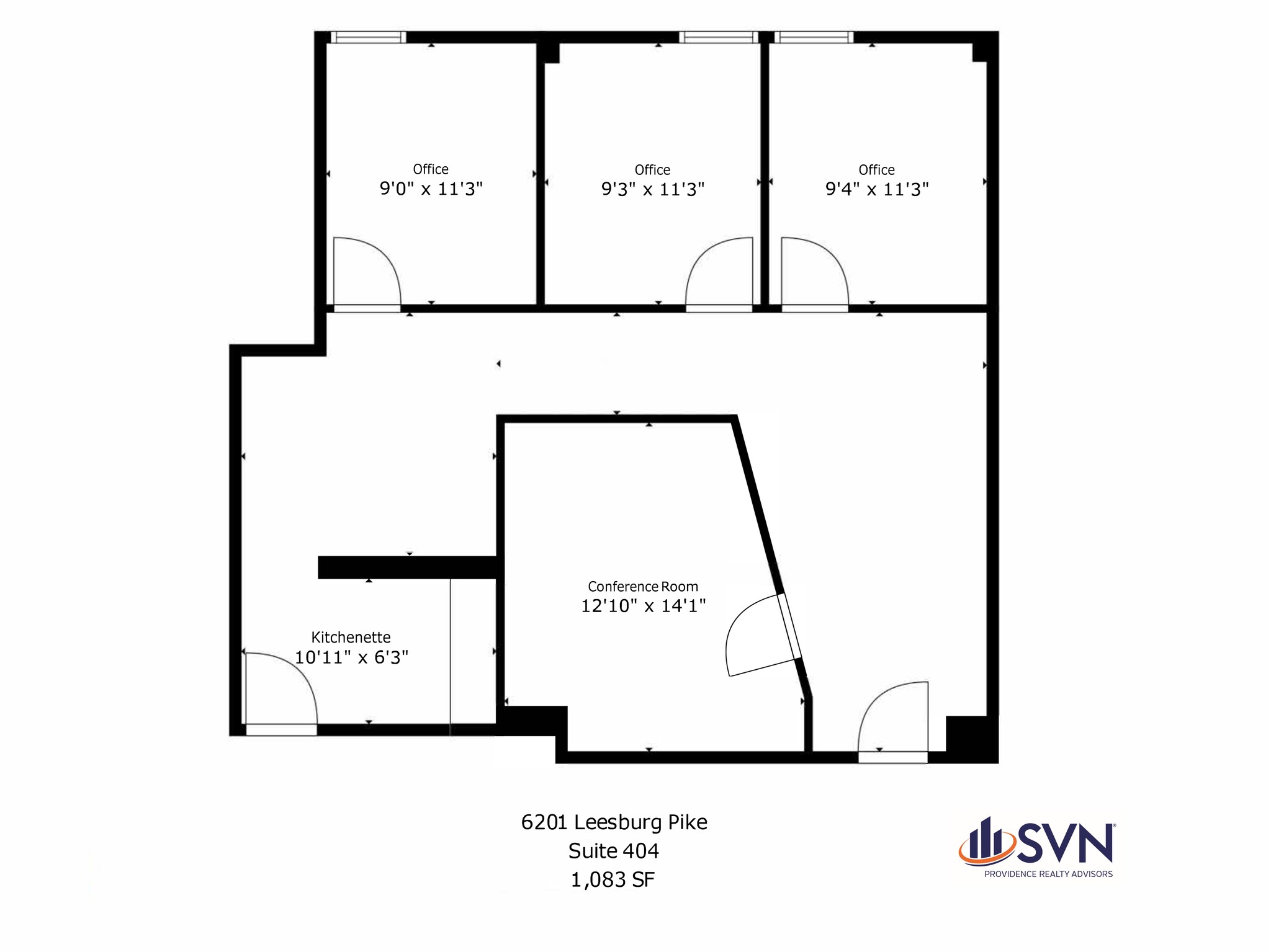 6201 Leesburg Pike, Falls Church, VA en alquiler Plano del sitio- Imagen 1 de 1