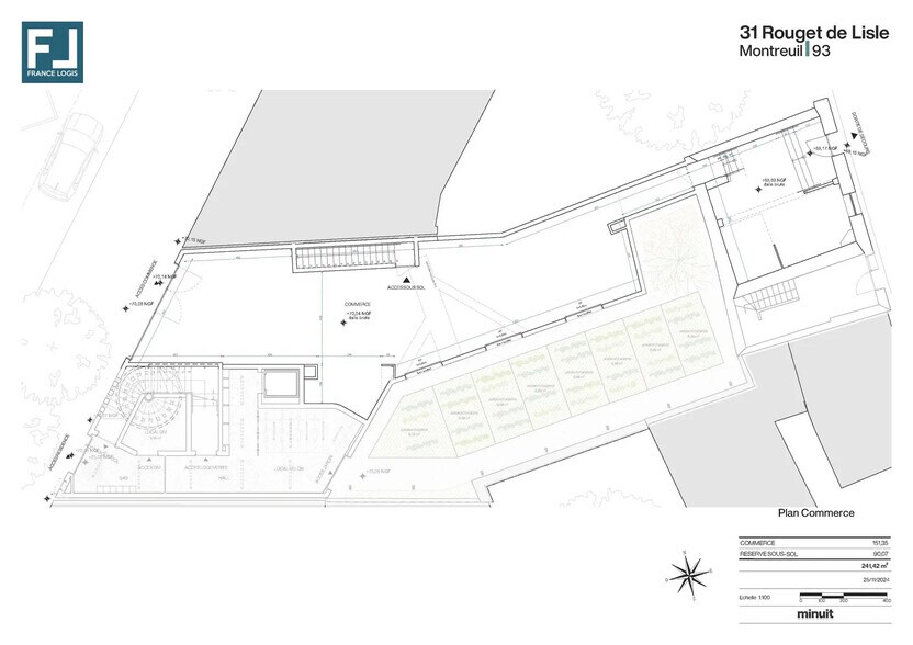 31 Boulevard Rouget De Lisle, Montreuil en alquiler - Plano de la planta - Imagen 2 de 3