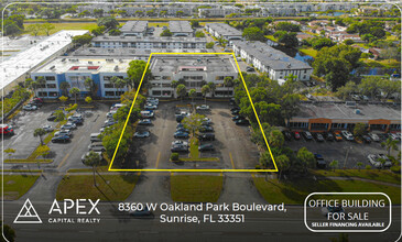 8360 W Oakland Park Blvd, Sunrise, FL - VISTA AÉREA  vista de mapa - Image1