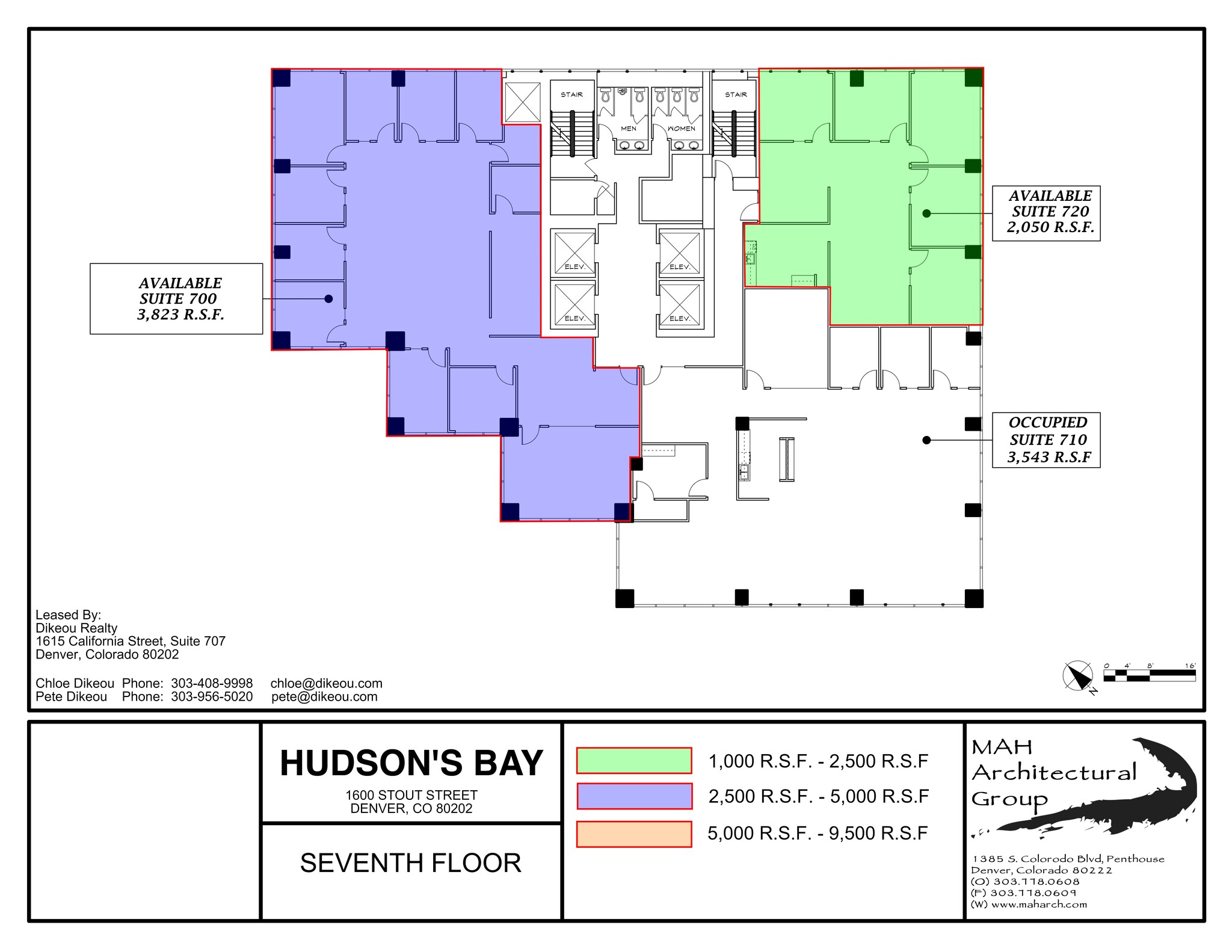 1600 Stout St, Denver, CO en alquiler Plano del sitio- Imagen 1 de 1